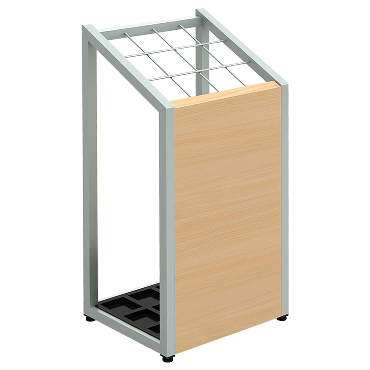 木目パネル傘立て 12本用 幅310 奥行250 高さ620 YK-US0325 通販