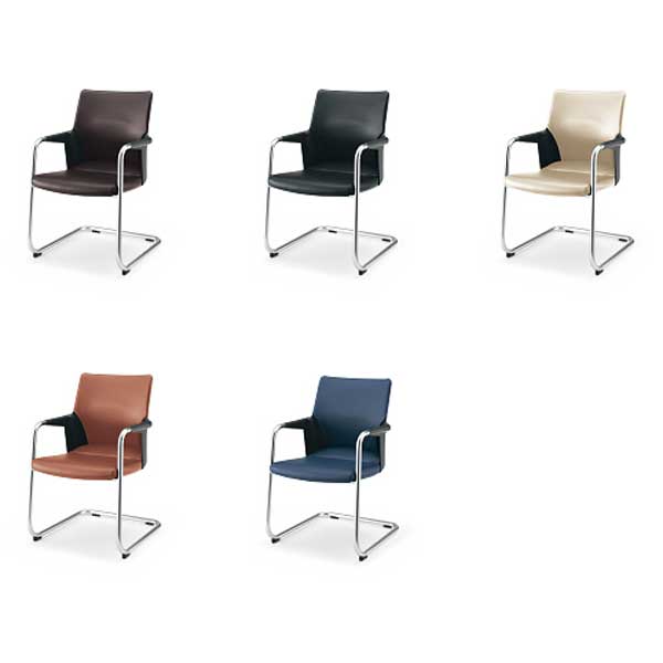 受注生産品】コクヨ(KOKUYO) ミーティングチェア アガタ/V (本革張り