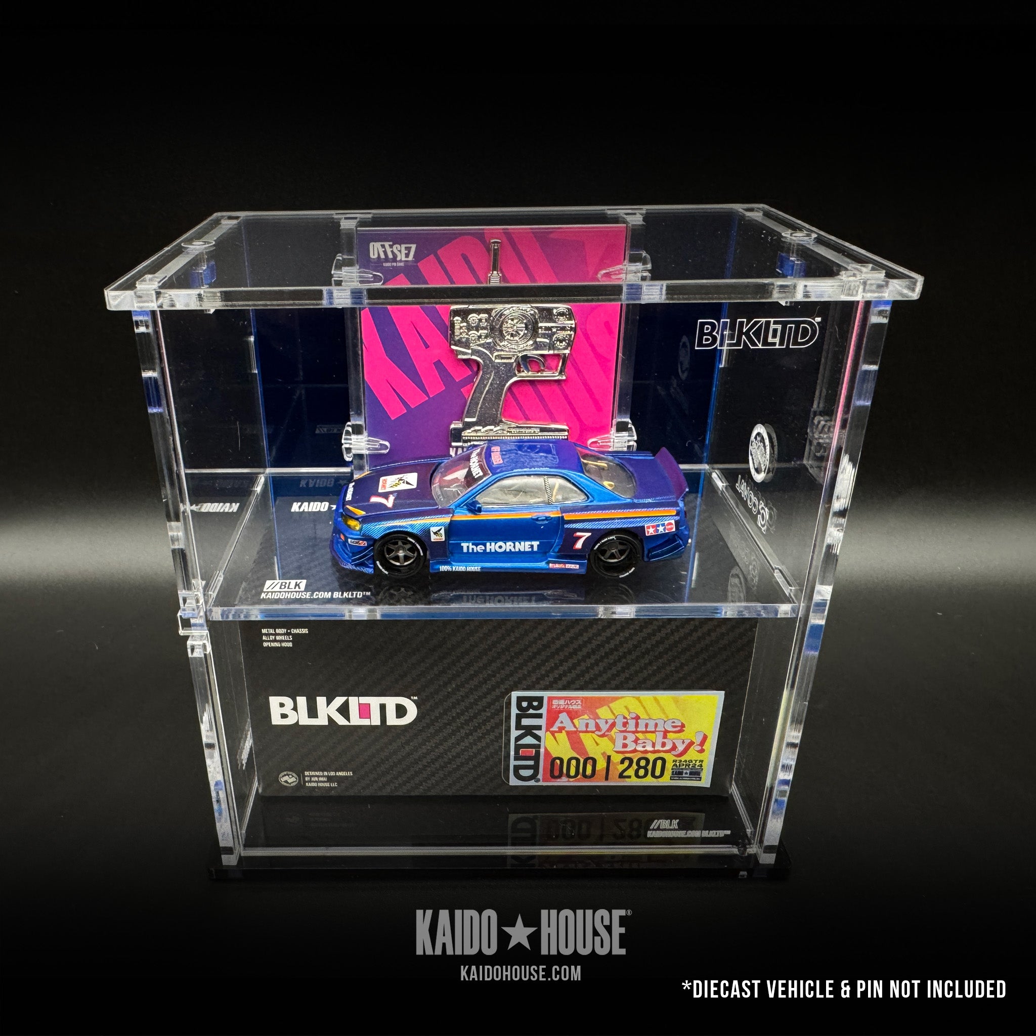 BLKLTD® display case Blue Edition *CASE ONLY – KAIDO HOUSE LLC