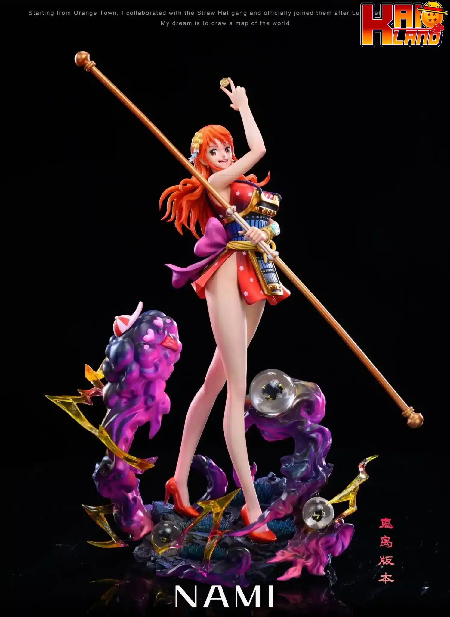 ワンピース LX スタジオ ナミ 樹脂製スタチュー - Kaioland