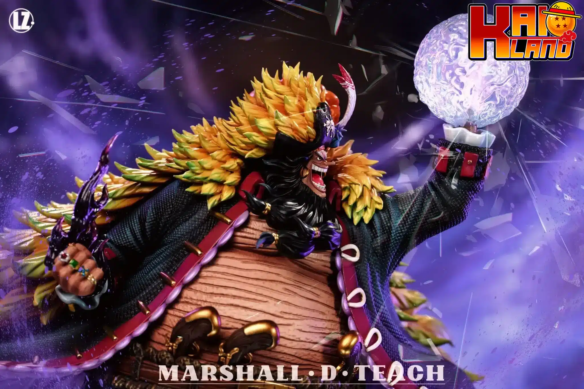 ワンピース LZ スタジオ 2年後 黒ひげ マーシャル・D・ティーチ 樹脂製