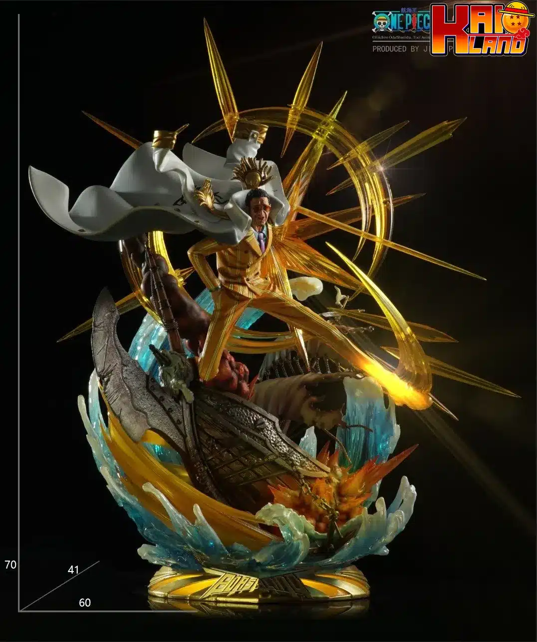 ワンピース ジメイパレス 黄猿 ライセンス樹脂製スタチュー - カイオランド