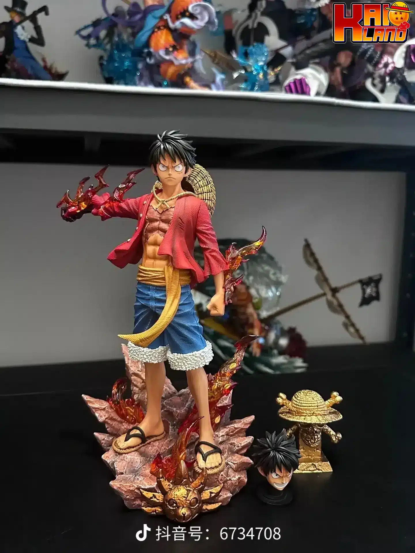 ワンピース LX スタジオ ルフィ V2.C 樹脂スタチュー - Kaioland