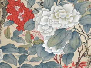 椿椿山 花鳥図 掛軸【コレクション整理】 - 掛軸買取 古美術永澤