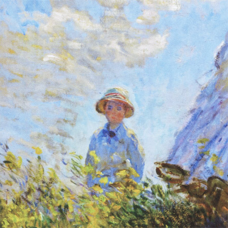 クロード・モネ 散歩、日傘をさす女性 ワシントン・ナショナル