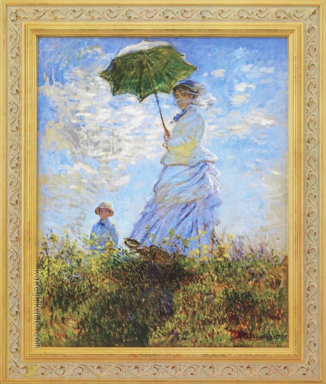 クロード・モネ 散歩、日傘をさす女性 ワシントン・ナショナル