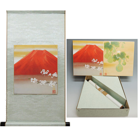 色紙2枚と色紙掛けのセット 『開運縁起色紙セット』 （島田智博） 送料