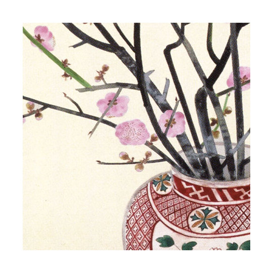 速水御舟 絵画 瓶梅図 送料無料 【複製】【美術印刷】【巨匠】【変型特