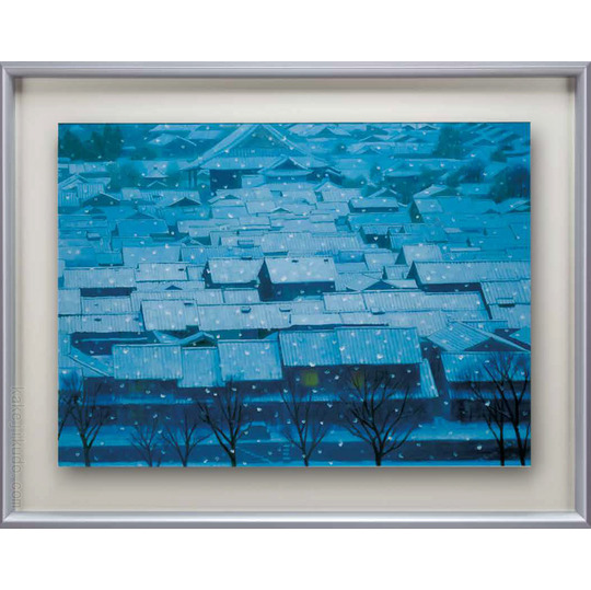 東山魁夷 絵画 年暮る(としくる) 送料無料 【複製】【美術印刷】【巨匠