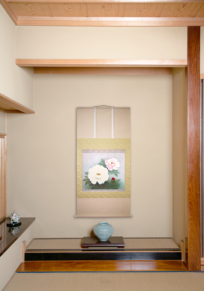 紅白牡丹 中川幸彦（尺八横）【全品送料無料】[人気作家オーダー品