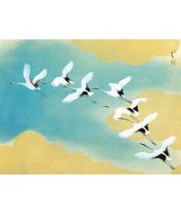 川端龍子 虹の如く （名画複製画） 尺五 掛け軸（掛軸） 日本製 大観