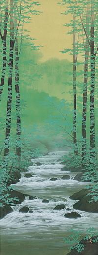 特価 】緑韻渓聲 島田智博 「尺五立」肉筆[オーダー製作品 納期約三