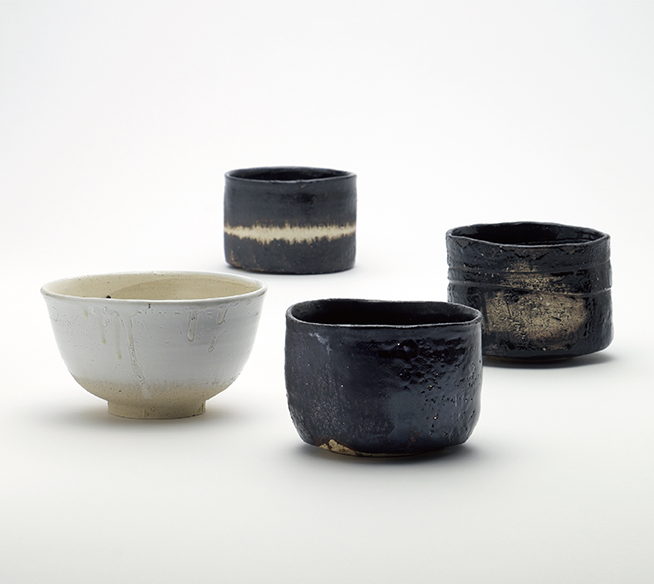 柴田 一佐衛門 茶碗展 ー白を播く・黒を播くー | 柿傳ギャラリー