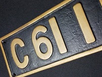 鉄道部品・ナンバープレート1