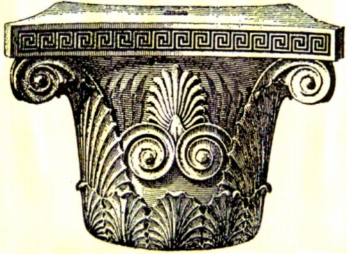 最古のコリント式円柱