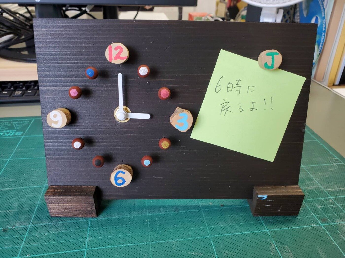 2021年 夏の工作教室 木の時計の作り方 | スタッフブログ | 自然