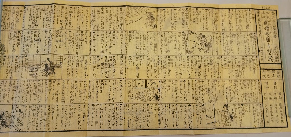 附属図書館】大江文庫所蔵［江戸・明治時代の折本などに描かれた庶民の