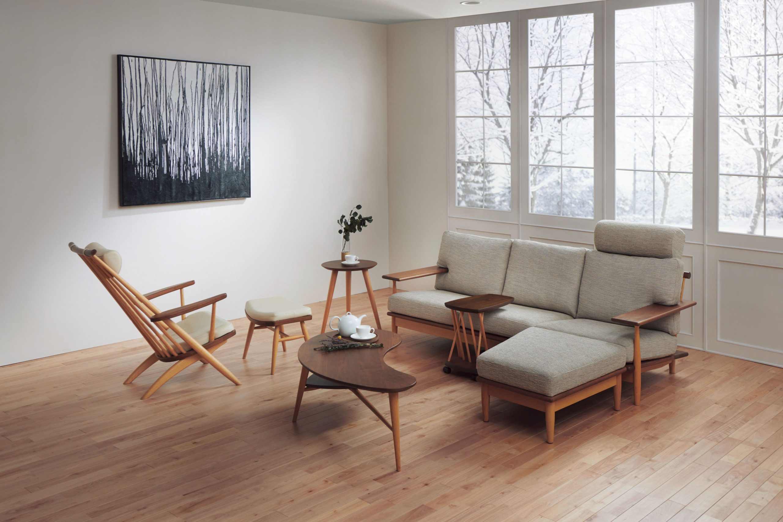 リビングテーブル - 国産無垢家具は飛騨高山発の家具メーカー KASHIWA