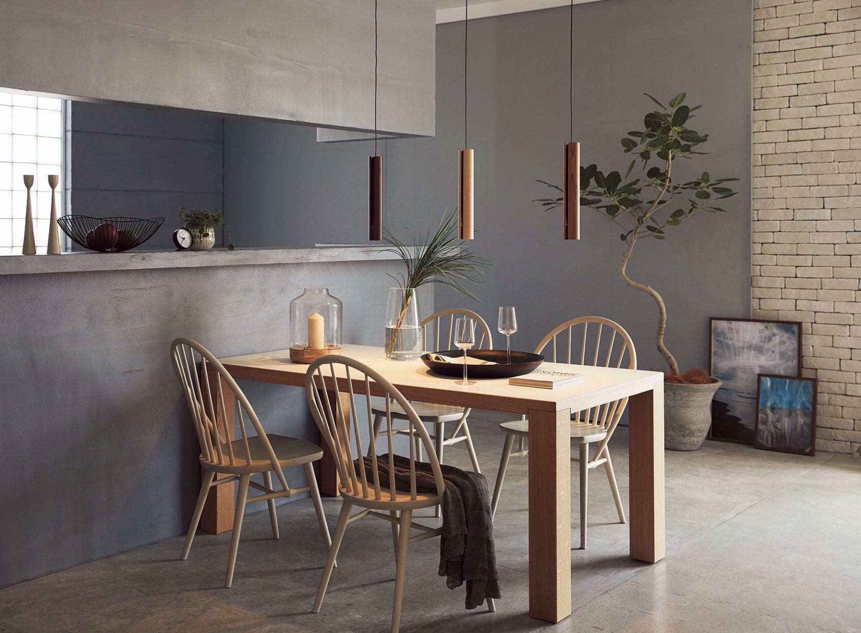 バンケットテーブル / メラミン化粧板 ブラック - 国産無垢家具は飛騨