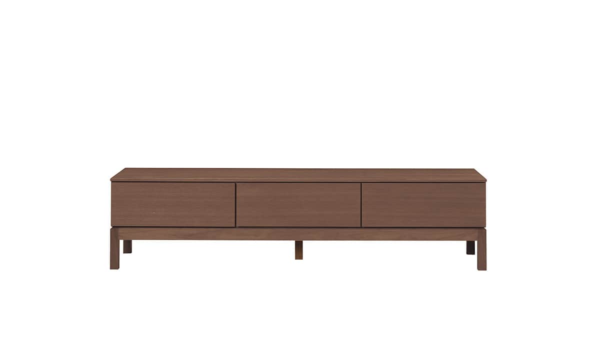 TVボード (透過性突板扉) - 国産無垢家具は飛騨高山発の家具メーカー