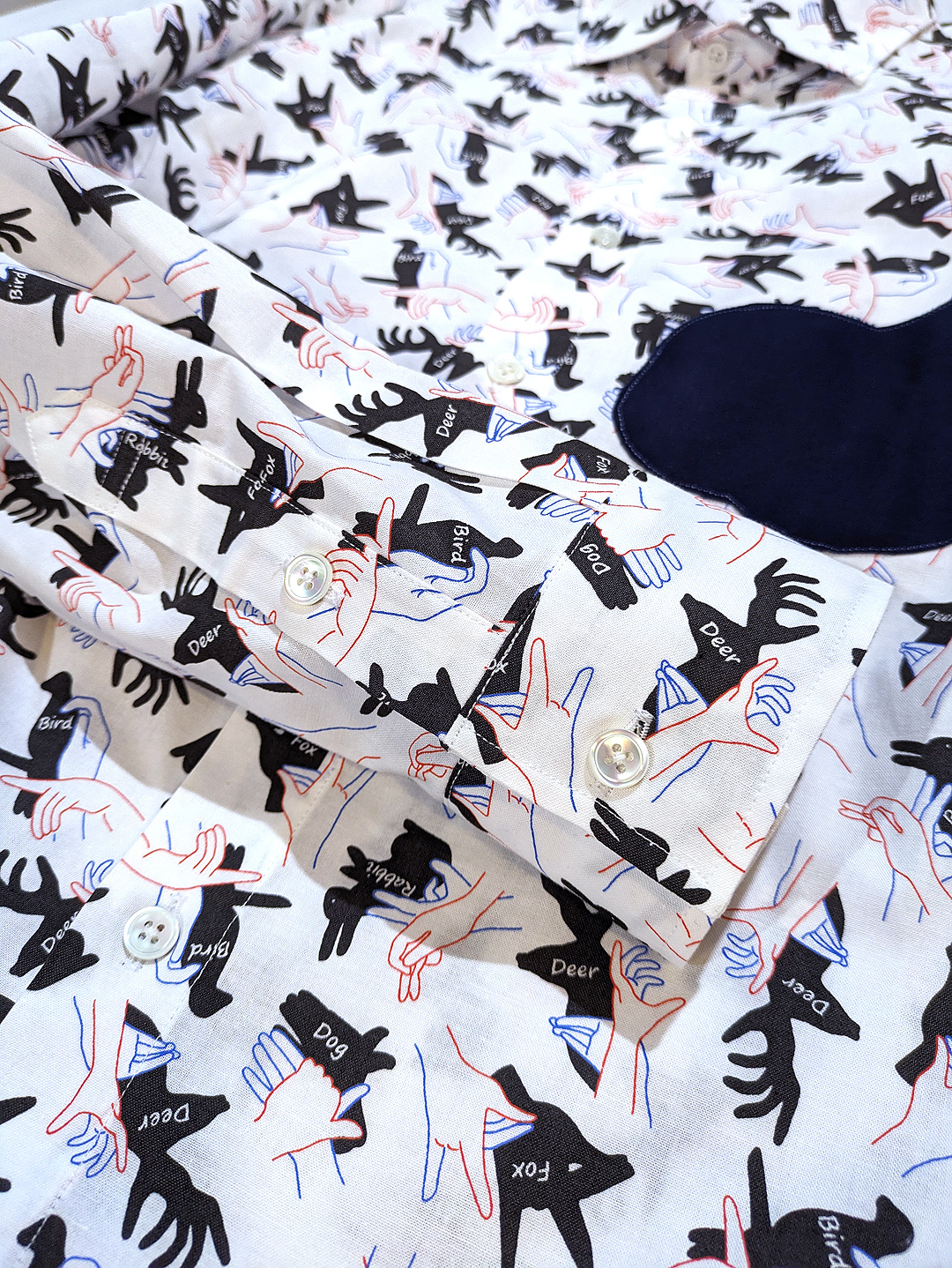 サカス -影遊び （柄シャツ） | カブクアジト｜トムジェントル (おてん