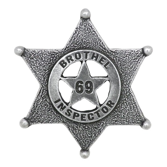 ウエスタン 雑貨 シェリフバッチ レプリカ