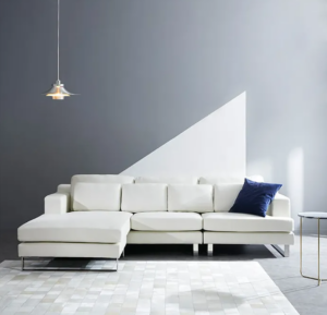 KEYUCA(ケユカ)Kurie(クリエ)2人掛けソファ オットマン付き カウチ