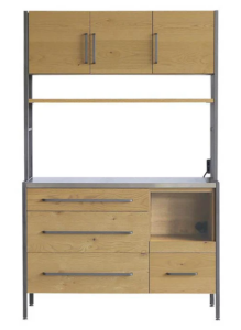 unico（ウニコ）キッチンボード レンジボード ROM ロム 幅120cm オーク