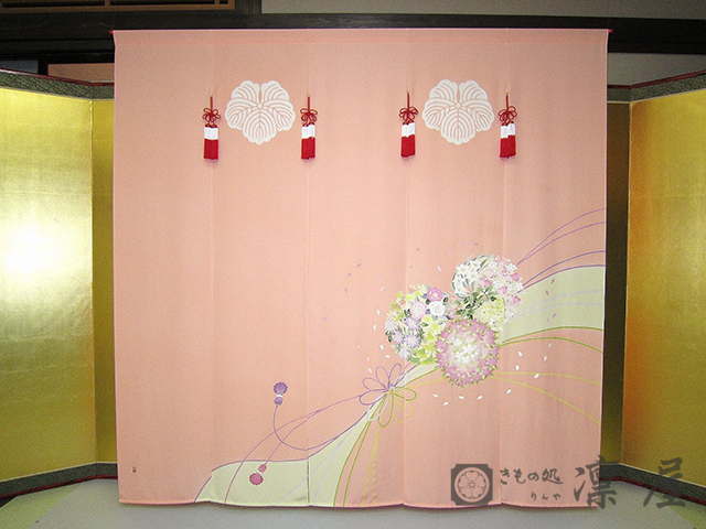 御誂え事例 花嫁のれん – 加賀友禅・花嫁のれん :: きもの処 凛屋