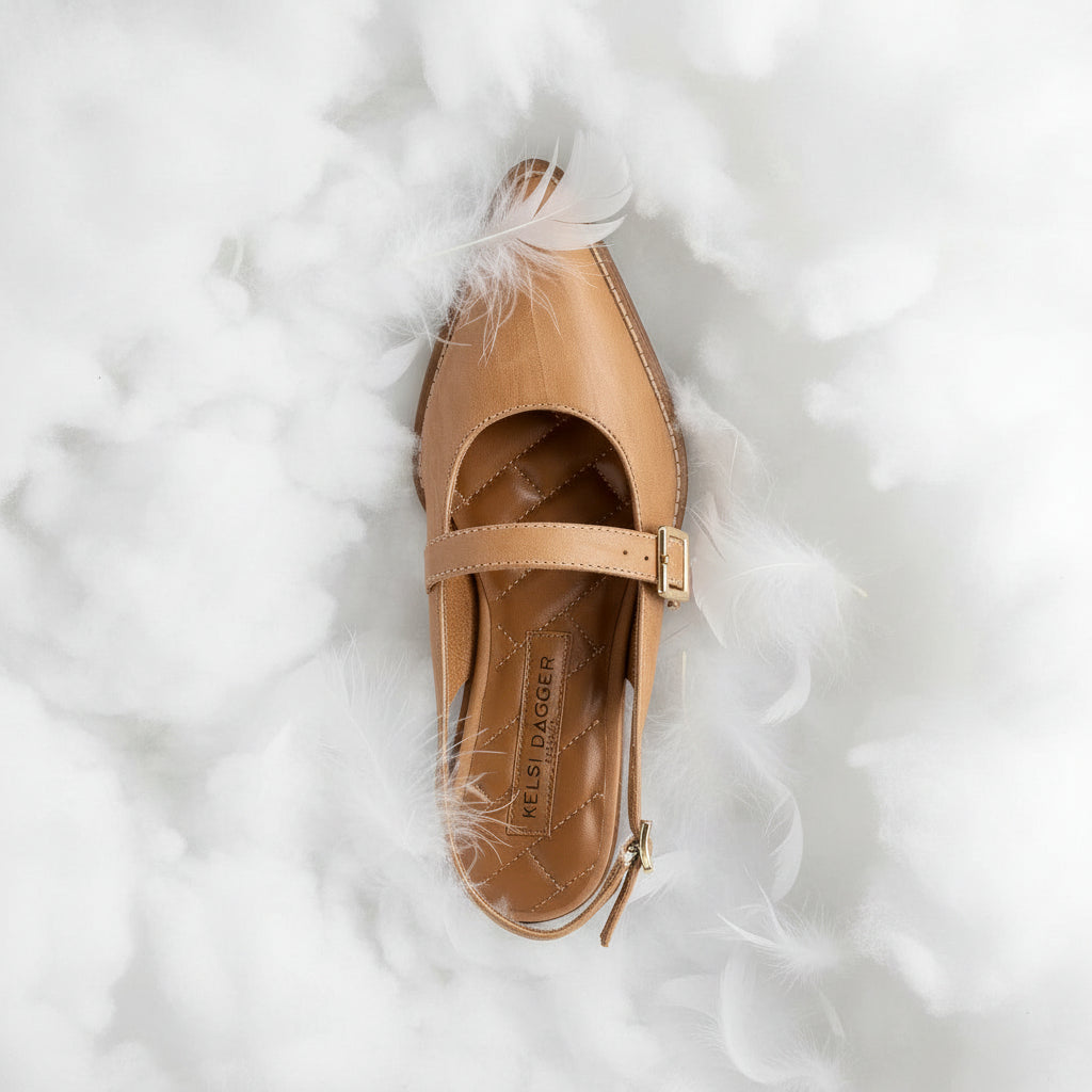 Kelsi Dagger Women's Maeve Oatmeal Mary Jane Leather Pumps – Kelsi