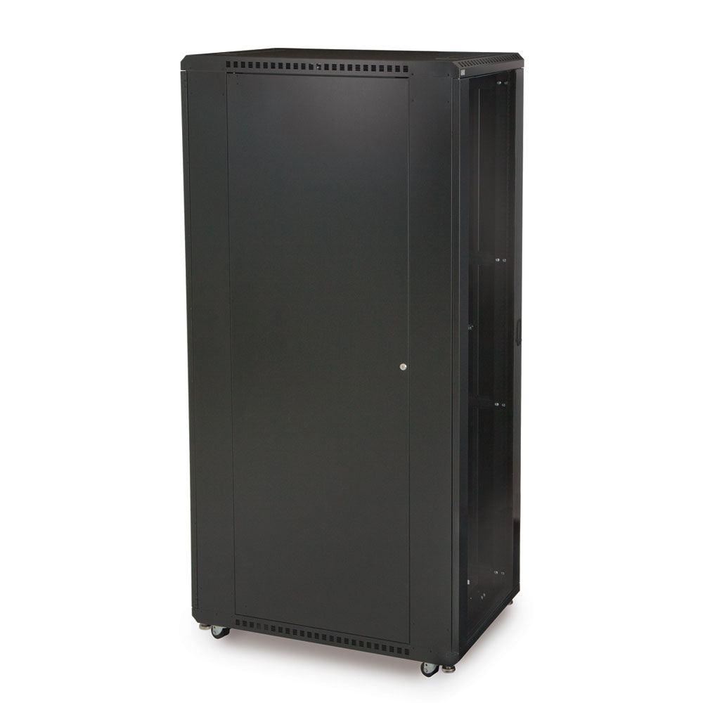 42U LINIER® Server Cabinet - Glass/Solid Doors - 36