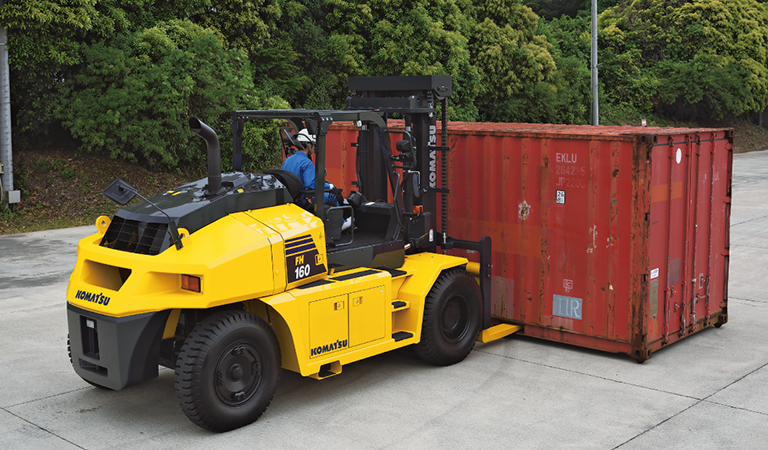 エンジン式フォークリフト | はこぶ | けんせつきかいだいずかん（建設