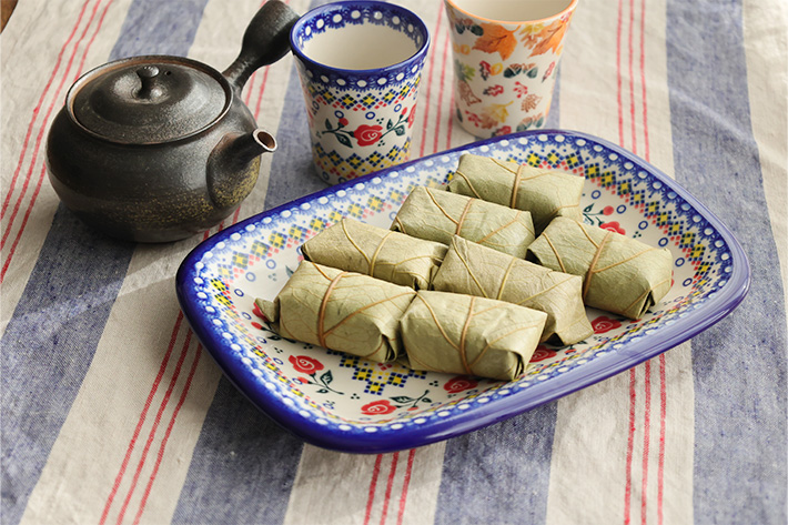 長方形盛皿Sポーリッシュポタリー(ポーランド食器)