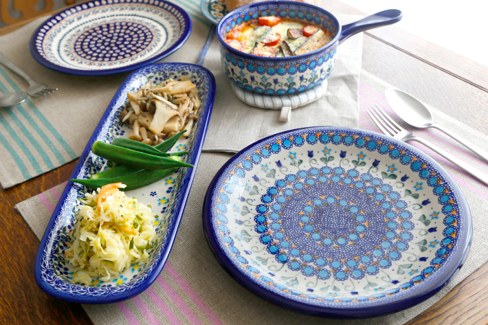 ディナープレートφ26cmポーリッシュポタリー(ポーランド食器)