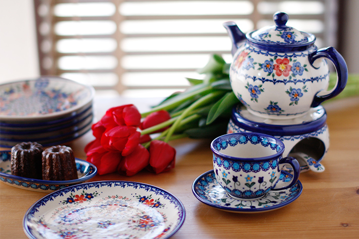 ポットウォーマー（大）ポーリッシュポタリー(ポーランド食器)