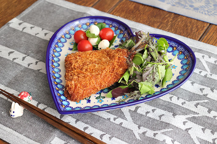 ハートプレート・大(ポーランド食器)