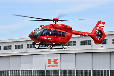 福岡市に最新型ヘリコプター「H145//BK117 D-3」を納入～同機種初の