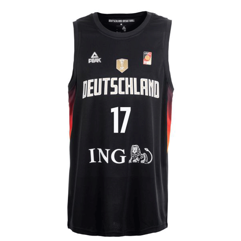 PEAK バスケットボールドイツ代表 2025-26試合用ジャージ(ブラック