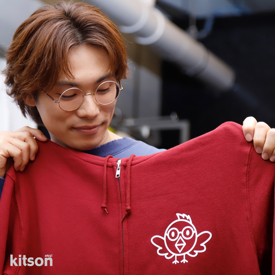 鈴木浩文×Kitson me コラボZIPパーカー