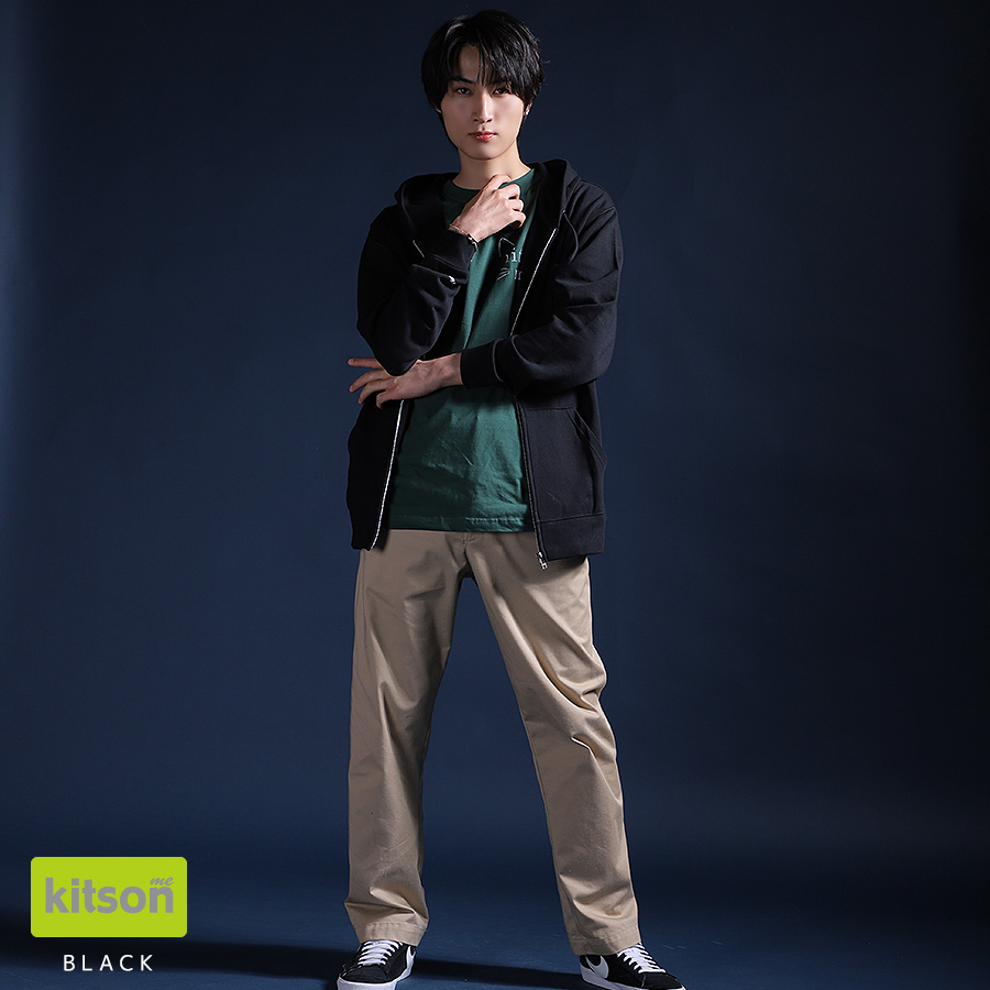 飯島颯 × Kitson me コラボZIPパーカー