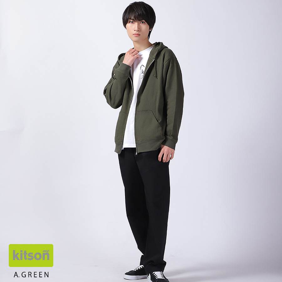 飯島颯 × Kitson me コラボZIPパーカー