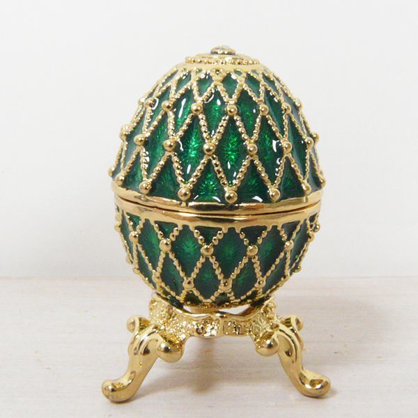 ロシア インペリアル・イースター・エッグ フェベルジェ グリーン mini