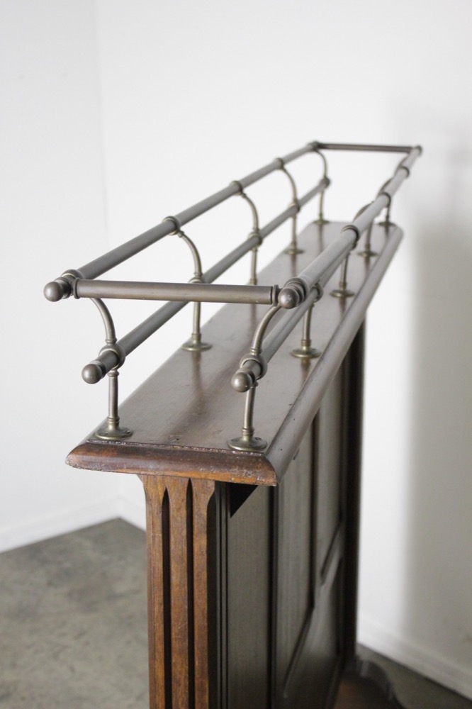 フランス アンティーク 20世紀初頭 マホガニー パーティション