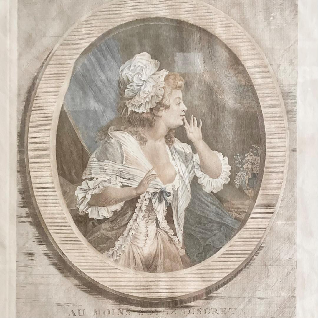 フランス製アンティーク エッチングフレーム | キヤアンティークス