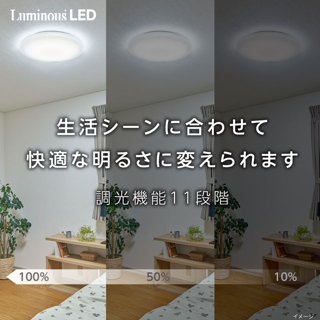 ドウシシャ LEDシーリングライト 調光・調色 12畳用 E50-X12DS: OA機器
