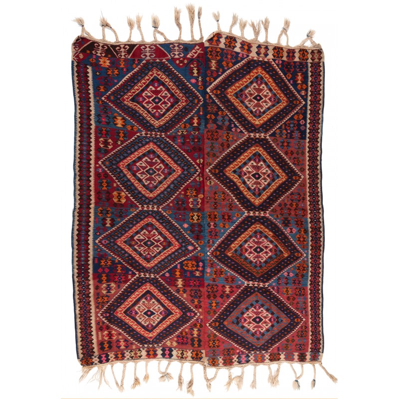青山キリムハウス 東トルコオールドワンキリム Van Kilim K30027
