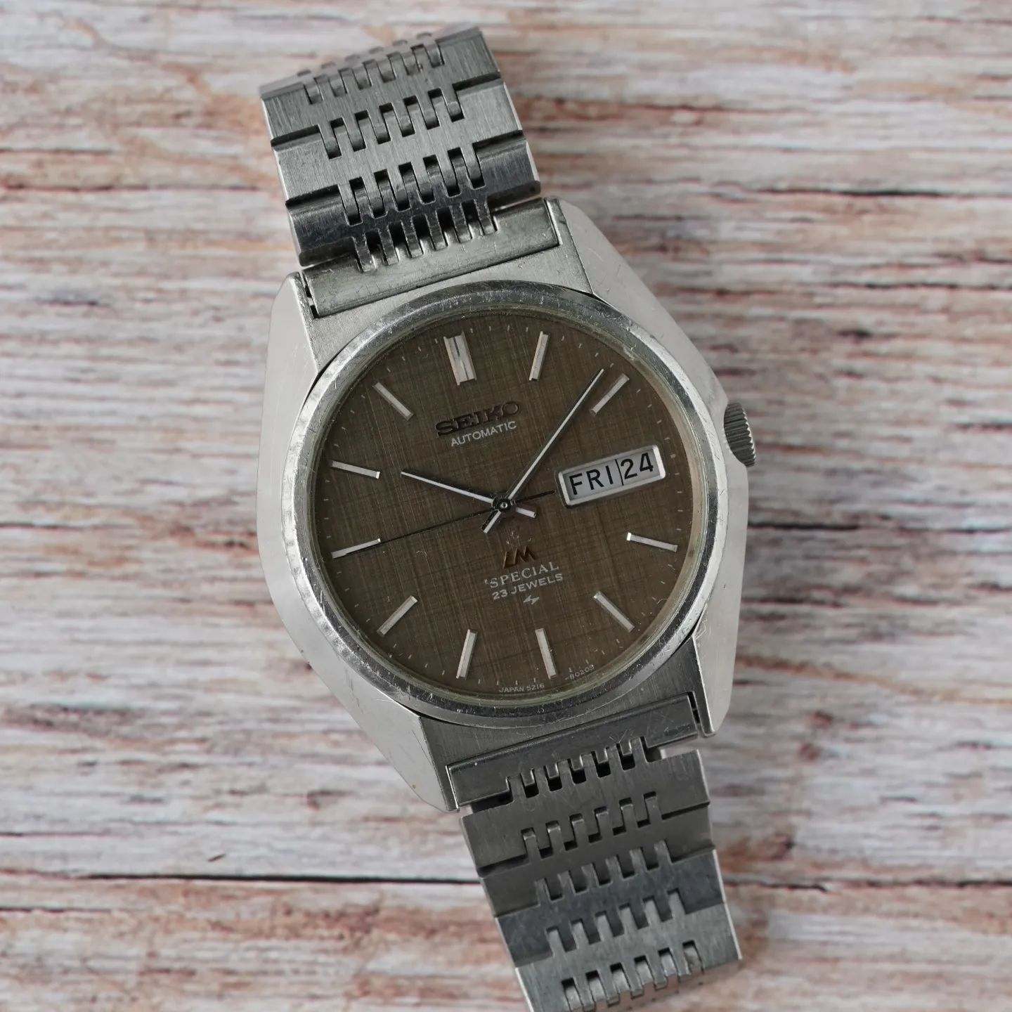 Brown Dial Seiko LM Special 5216-8020 - King Collector