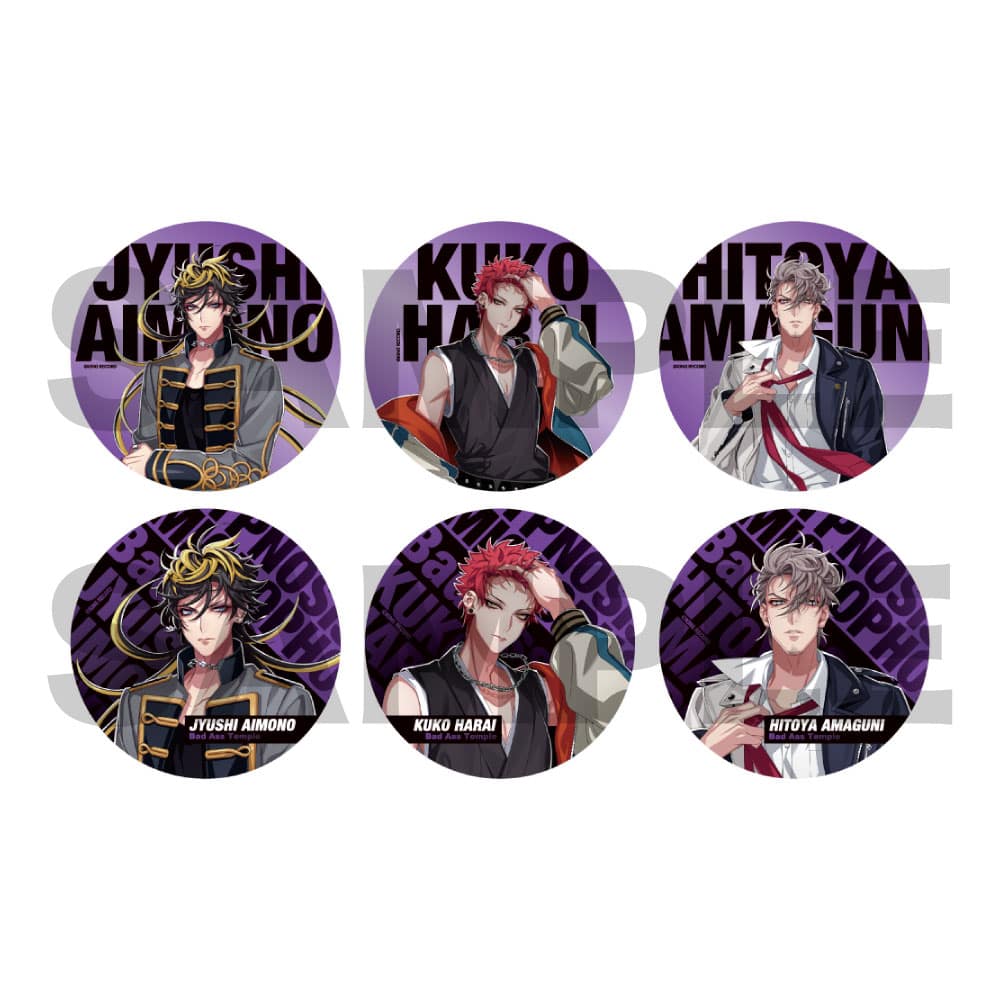 トレーディング缶バッジ .Bad Ass Temple ヒプノシスマイク -Division