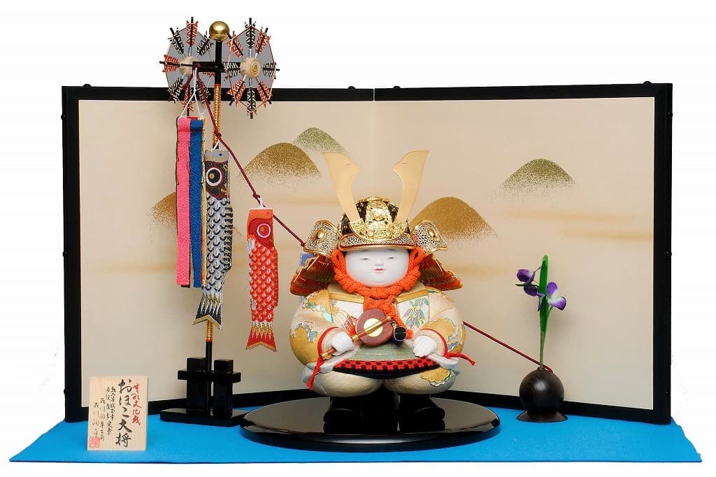 五月人形 石川潤平 木目込み子供大将 人形の金魚屋