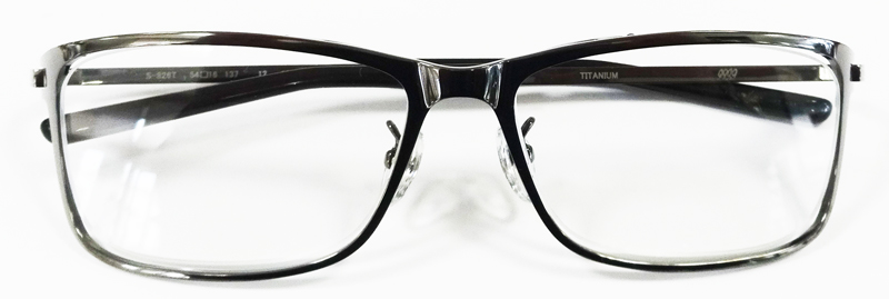999'9(フォーナインズ)メタルダブルフロント構造メガネフレーム S-826T